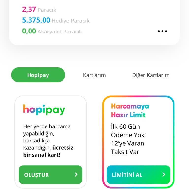 Hopi Hediye Para Hatası Alıyorum