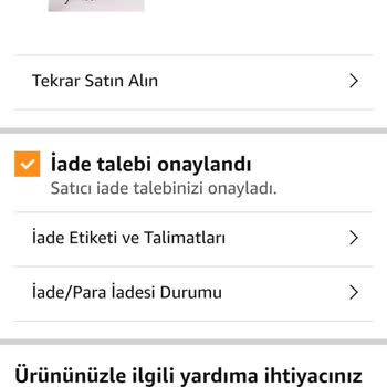 Amazondan Ürün İade Edilmiyor!