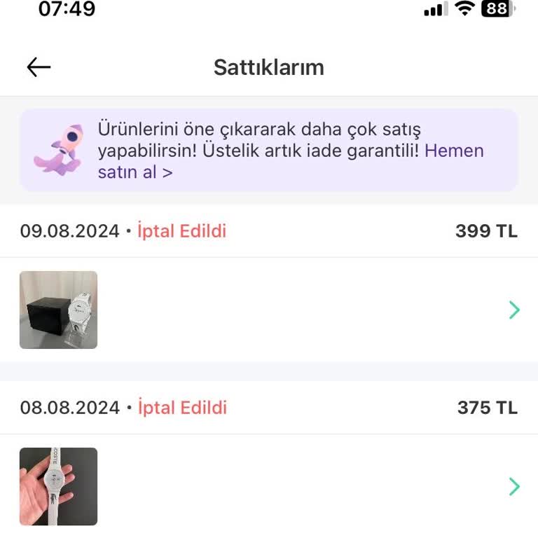 Dolap Sipariş İptali Ve Hesap Kapatma Sorunları