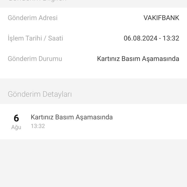 VakıfBank Öğrenci Kartı Basım Aşamasında