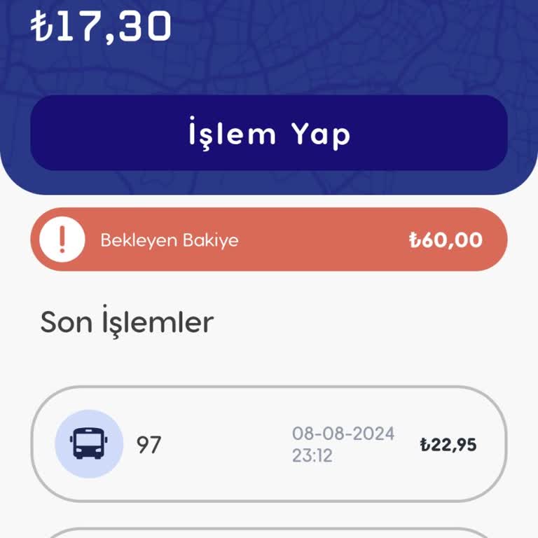 BURULAŞ Bu Kart Bakiye Yükleme