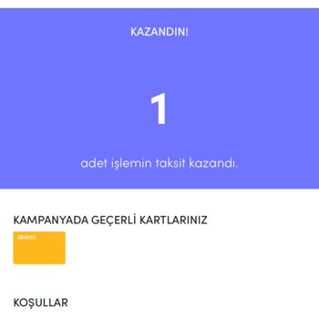 Akbank Juzdan Kampanya Taksitlendirme Problemi