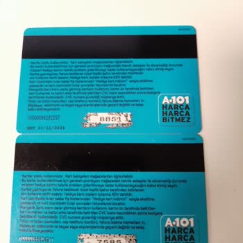 A101 Hediye Kart İptali