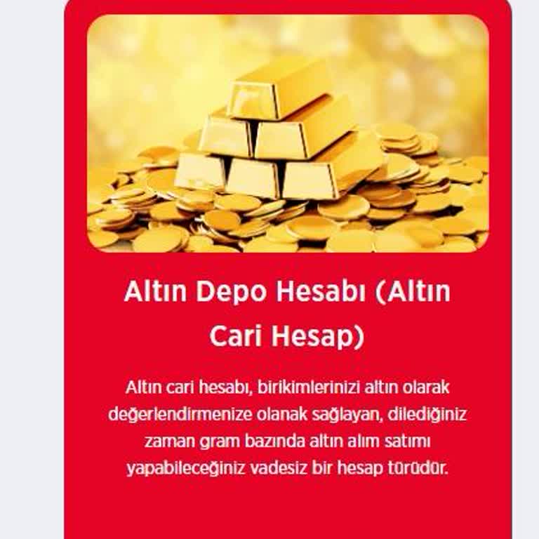 Ziraat Katılım Bankası Fiziki Altın Almıyor