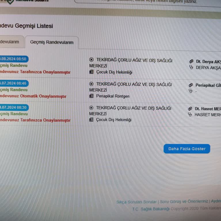 Çorlu Ağız ve Diş Sağlığı Merkezi Diş Hastanesi Doktor Problemi