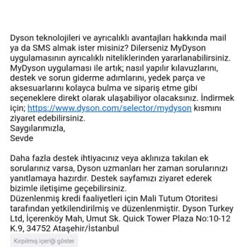 Dyson V15 Mobilya Altı Adaptörü Kırılması