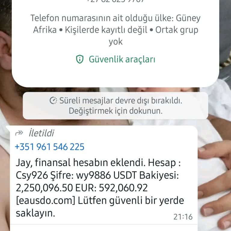 Eausdo.com WhatsApp Üzerinden Tanımadığım Numaradan Mesaj!