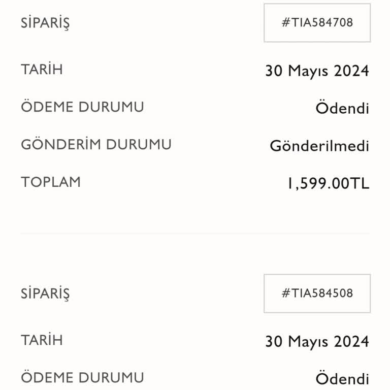 Tiamob Teslimat Sorunları Ve Yetersiz Müşteri Hizmetleri