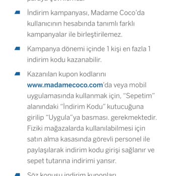 Garanti BBVA Madame Coco Promosyon Kodu Kampanyası