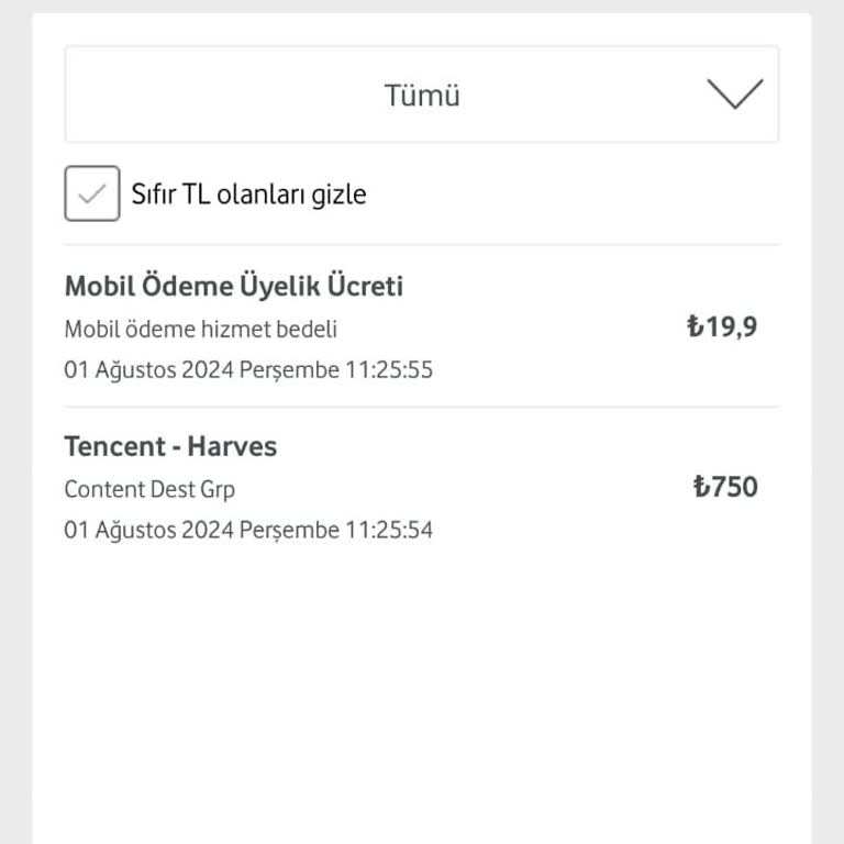 Vodafone İzinsiz PUBG Harcaması Nedeniyle Mağduriyet
