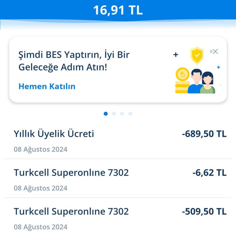 Denizbank Kredi Kartı Üyelik Aidatı Talebinin Olumsuz Sonuçlanması.