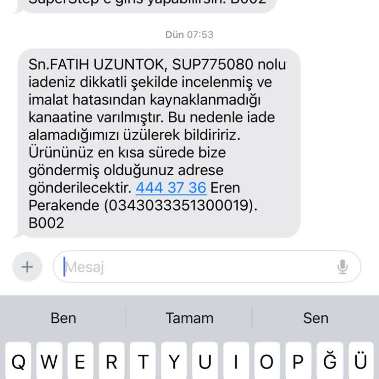 SuperStep Lacoste Ayakkabı Tüylenme Sorunu Ve İade Problemi