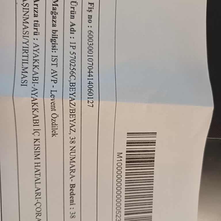 Converse Ayakkabı İç Kısım Yırtılması