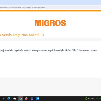 Migros Anket Var Hediyesi Yok...