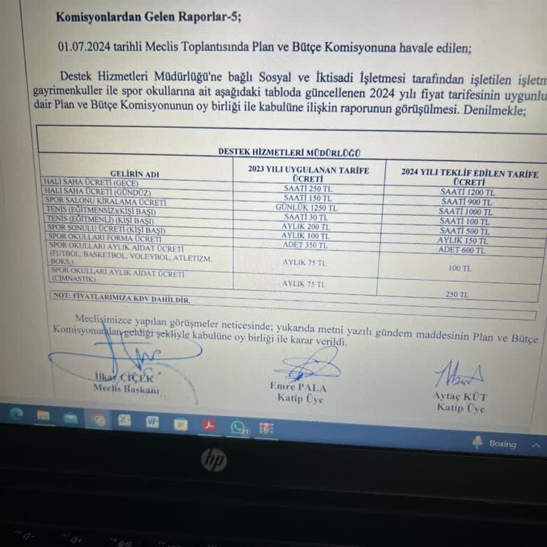 Menderes Belediyesi Fahiş Zamları Şikayeti