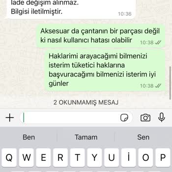 Derimod Kusurlu Ürün Satıyor