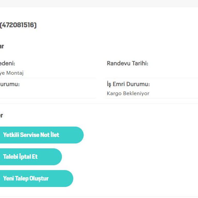 Arçelik Servisinden Geri Dönüş Alınamıyor, Kurulum Randevusu Bekleniyor