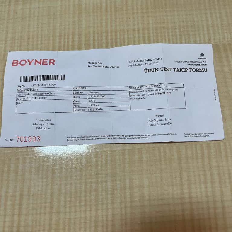 Boyner 3 Yaşındaki Kızımın Botunun Kusurunu Kızımdan Gördü.