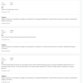 Media Markt Yanıltıcı Ürün Satışı Ve İade Sorunları