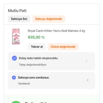 Hepsiburada'dan Aldığım Mama Sahte Çıktı.