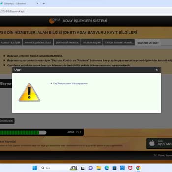 ÖSYM Sınav Başvurusunda Telefon Alanında Yaşanan Sorun