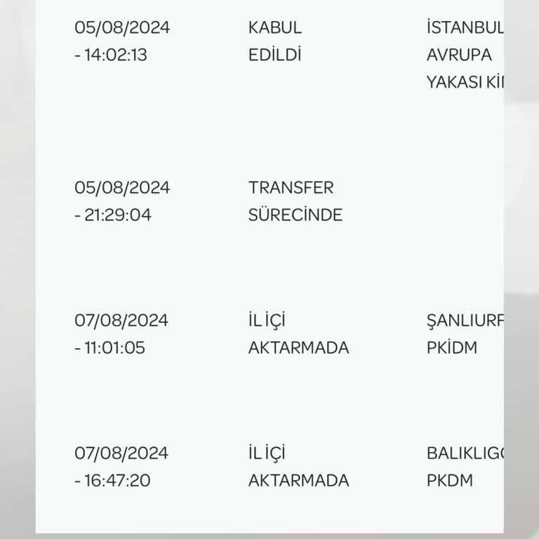 PTT Kargonun Dağıtıma Çıkarmaması