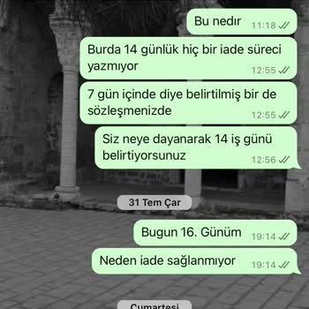 Alo 175 Tüketici Danışma Hattı Ürün İadem Sağlanmıyor.