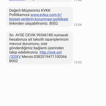 Evkur'dan Ürün Teslimatında Yaşanan Sorunlar Ve İletişim Eksikliği