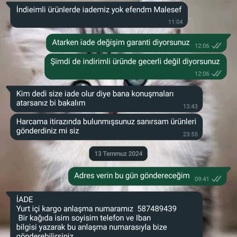 Meysadesign Yanlış Ürün Gönderildi. İade Sonrası Geri Ödeme Yapılmadı