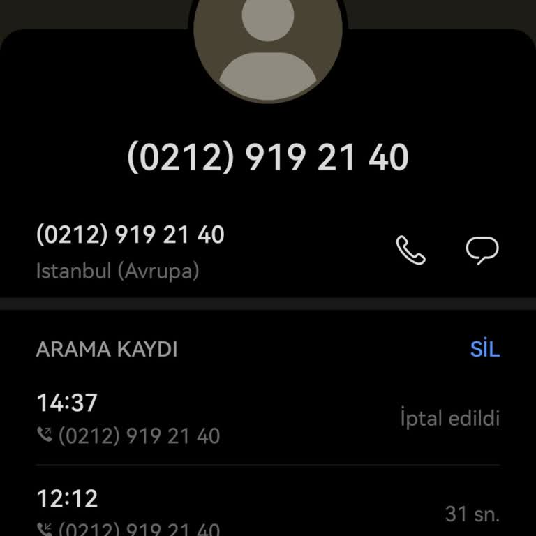 02129192140 Şüpheli Numara Hk.