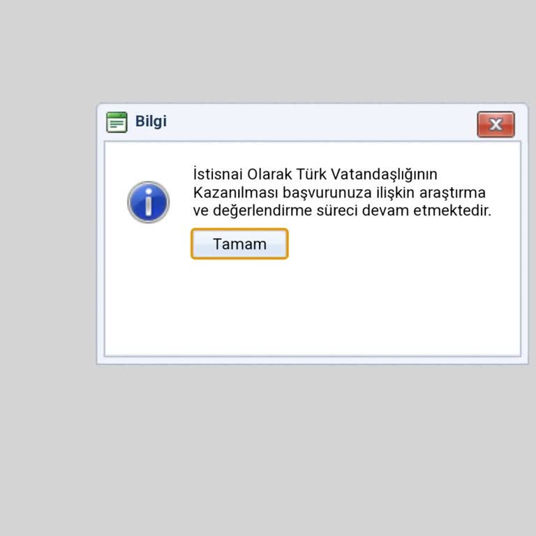 Nüfus ve Vatandaşlık İşleri İstisnai Vatandaşlık Onay Gelmiyor