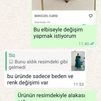 Waw Tesettür Yanlış Ürün Ve Yetersiz Müşteri Hizmeti