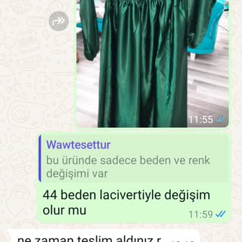 Waw Tesettür Yanlış Ürün Ve Yetersiz Müşteri Hizmeti