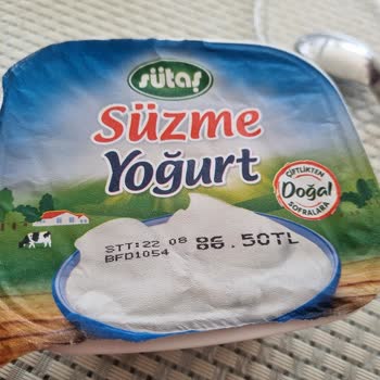 Sütaş Süzme Yoğurtlar Alış 08.08.24 Son Kullanma Tarihi 22.08.2024
