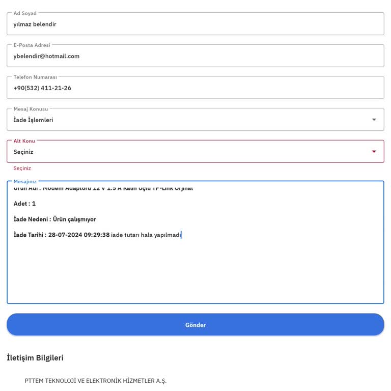 Epttavm Ve Pttem Teknoloji Ve Elektronik Hizmetler Aş