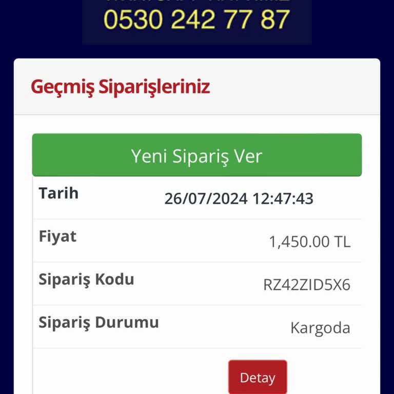 Ege Tepe Ürün Tarafıma Ulaştırılmadı