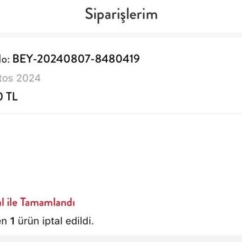 Beymen Ürünü Satışa Koymasına Rağmen Tedarik Edemiyor.