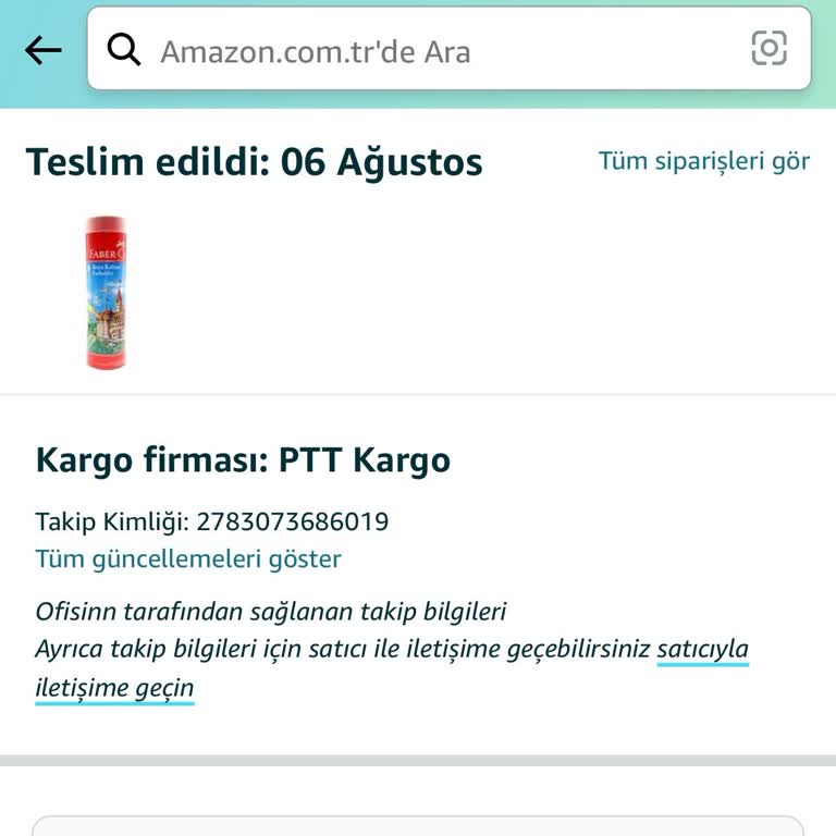 PTT Kargo Kayıp Kargo Paketi