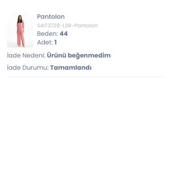 LCW 23 Gündür İademi Gerçekleştirmiyor