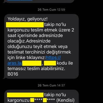 Aras Kargo "kamera Kaydı" İstiyor :) 20+ Gündür Teslim Edilmeyen Kargo