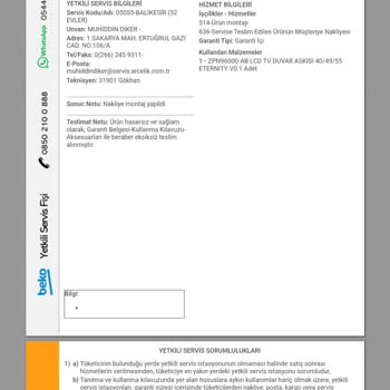 Beko Defolu Ürün Ve Zamanında Teslimat Yapılmadı