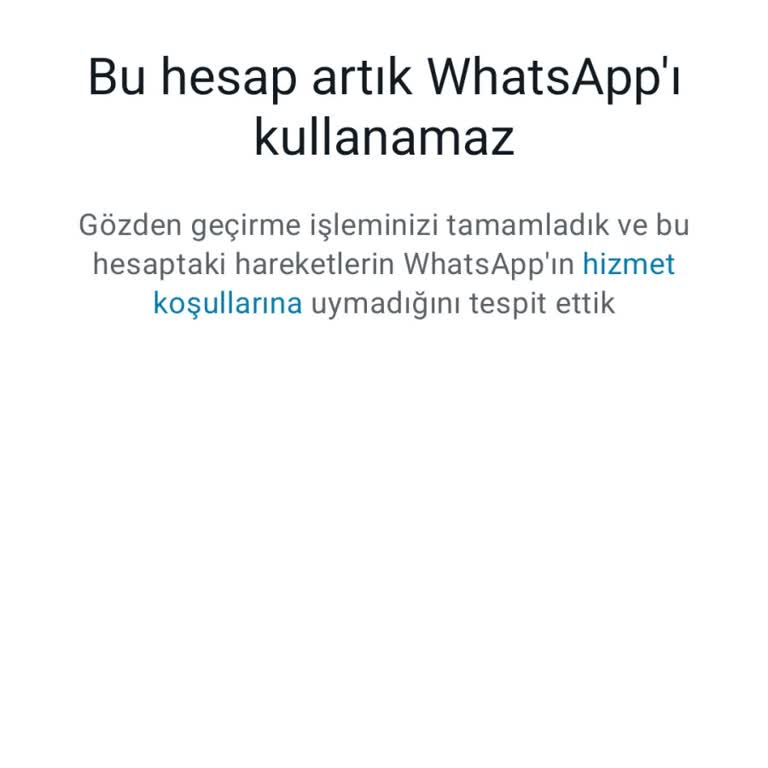WhatsApp Numarama Engelleme