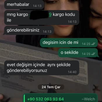 Welch Markasının Müşteriye Gösterdiği Saygı😃