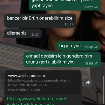 Welch Markasının Müşteriye Gösterdiği Saygı😃