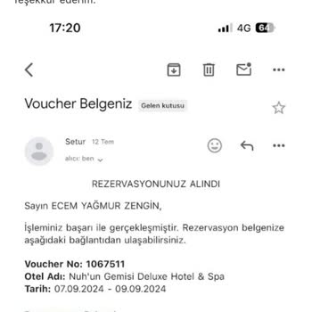 Setur Ücret İadesi Hk.