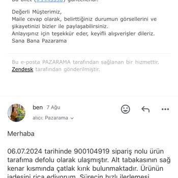 Pazarama Defolu Tost Makinesi Ve İlgisiz Satıcı