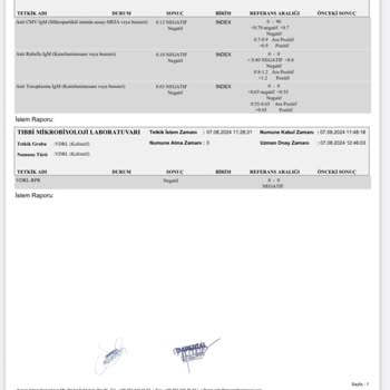 Özel İmperial Hastanesi Tahlil Fiyaskosu
