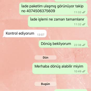 Urban Muse İade Dönüşü Yapılmıyor