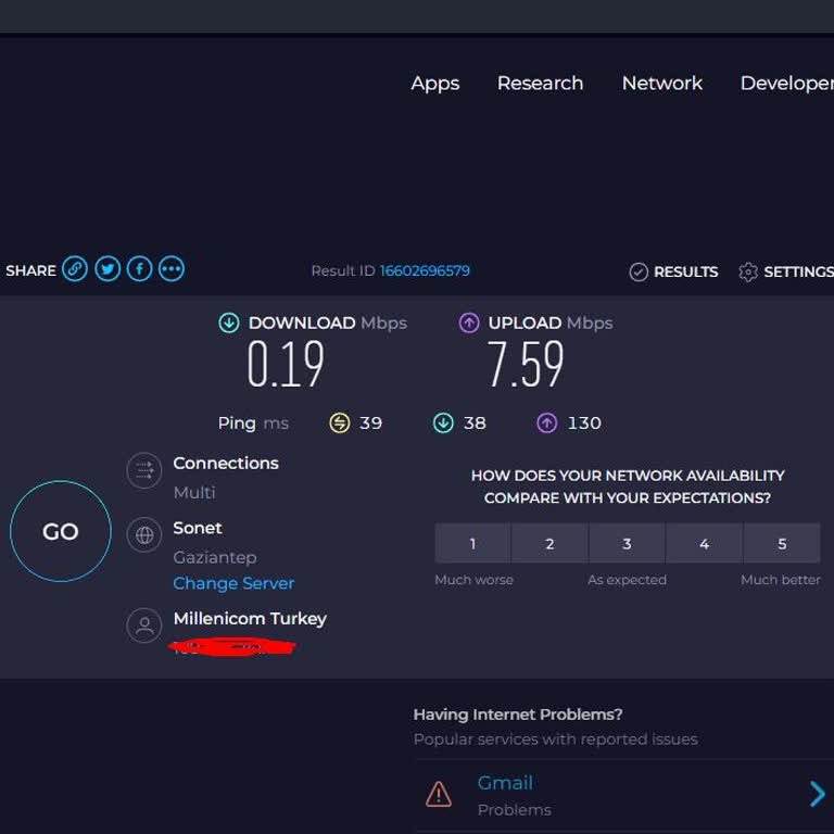 Millenicom İnternet Hızında Sürekli Düşüş Ve Kopma Sorunu
