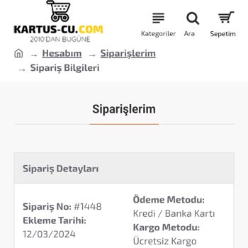 Kartus-cu Kartuş-cu Bozuk Ürün